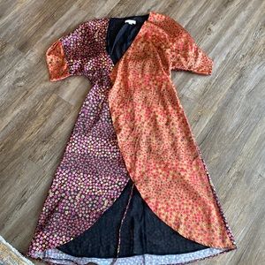 THINK SPRING SALE Honey punch wrap dress